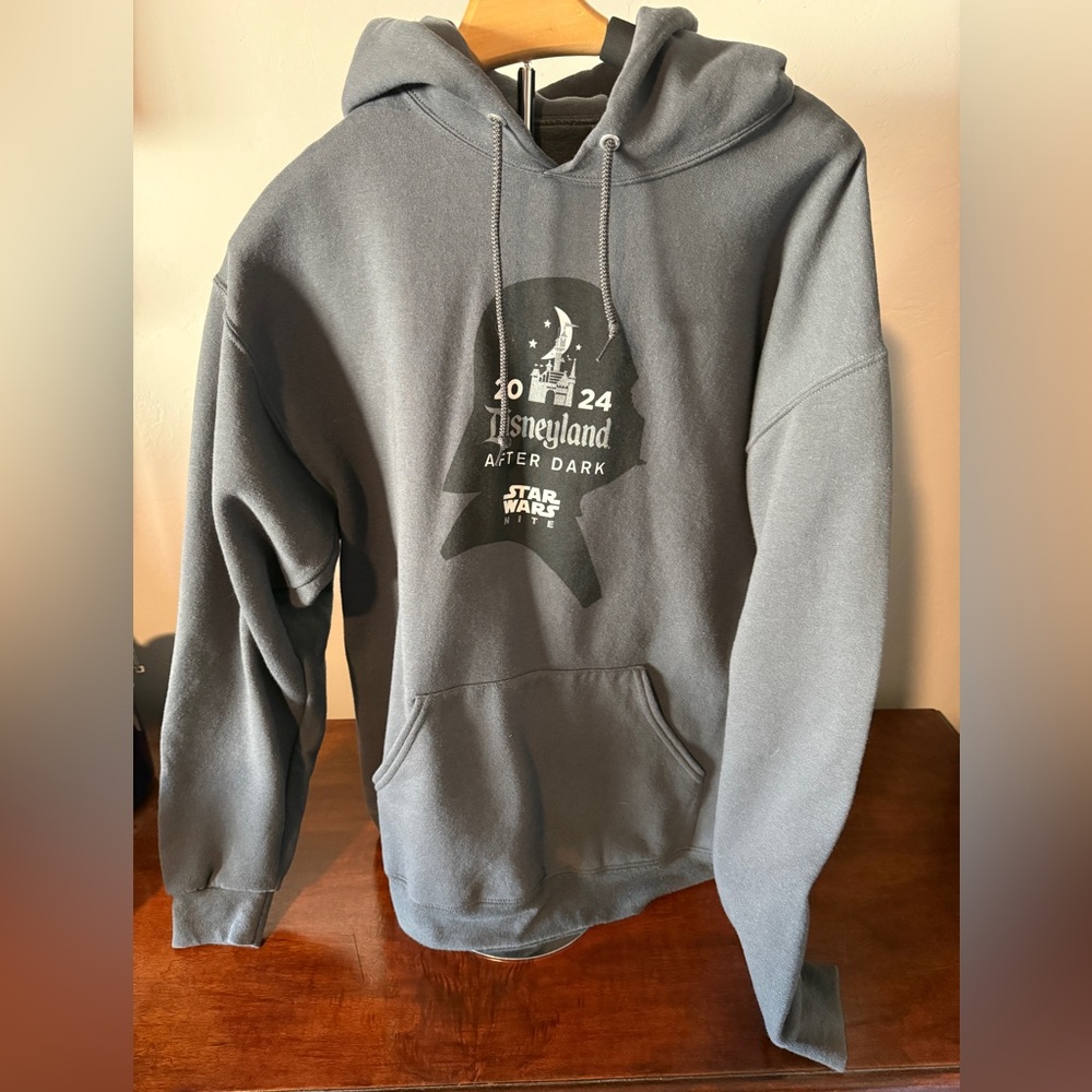 Disneyland Star Wars Night 2024 Darth Vader Hoodie Unisex L